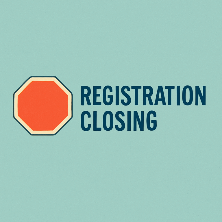 Registration Closing for Abstracts & Presenters – Deadline: 20 July 2025