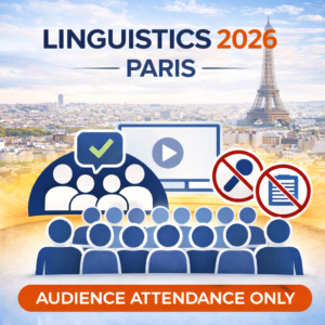 Linguistics 2026 Paris – Audience Attendance Only