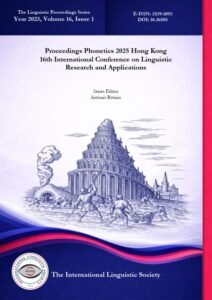 Phonetics 2025 Hong Kong Proceedings